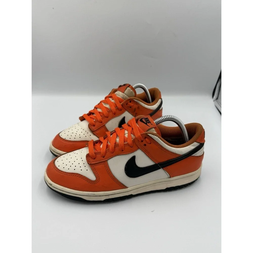 Nike Dunk Low GS Halloween 2022 Sneakers Youth Size 7Y Orange White DH9765-003